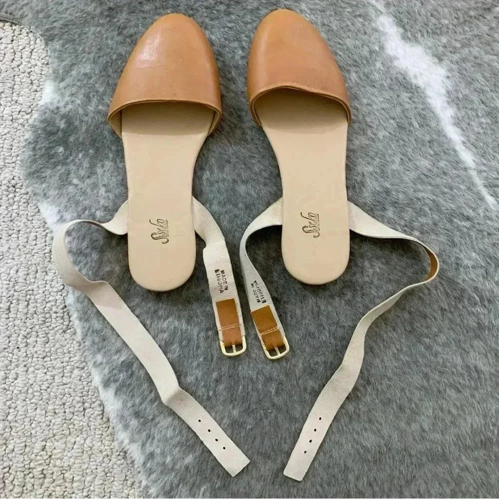 Sseko Ankle Wrap Flats - Picture 3 of 14